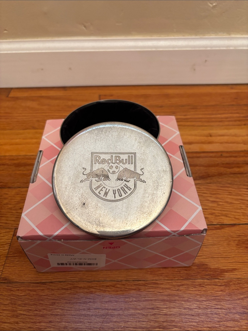 Tiffany & Co./New York Red Bulls Pewter Round Box